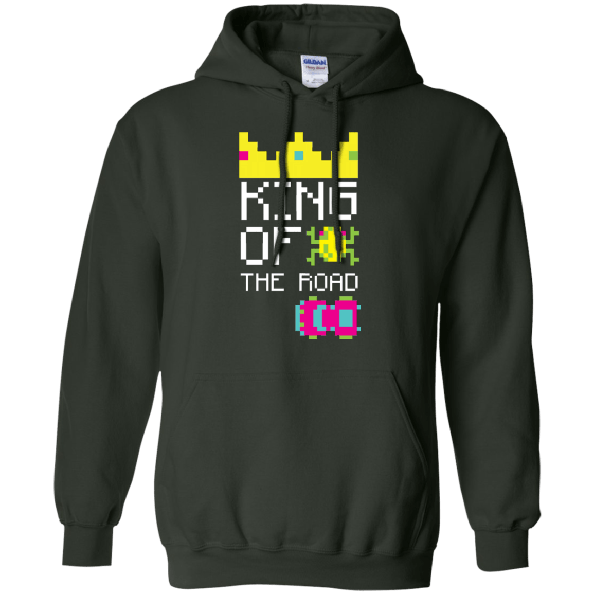 Sweatshirts Forest Green / Small King Of The Road Pullover Hoodie