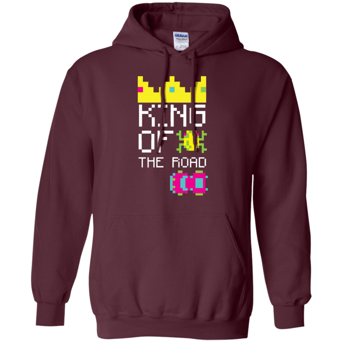 Sweatshirts Maroon / Small King Of The Road Pullover Hoodie