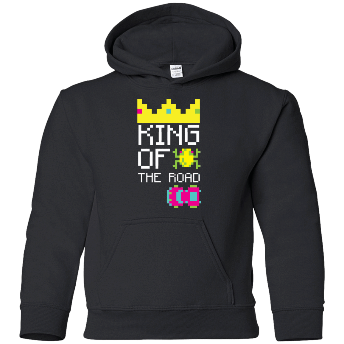 Sweatshirts Black / YS King Of The Road Youth Hoodie