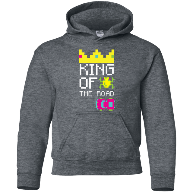 Sweatshirts Dark Heather / YS King Of The Road Youth Hoodie