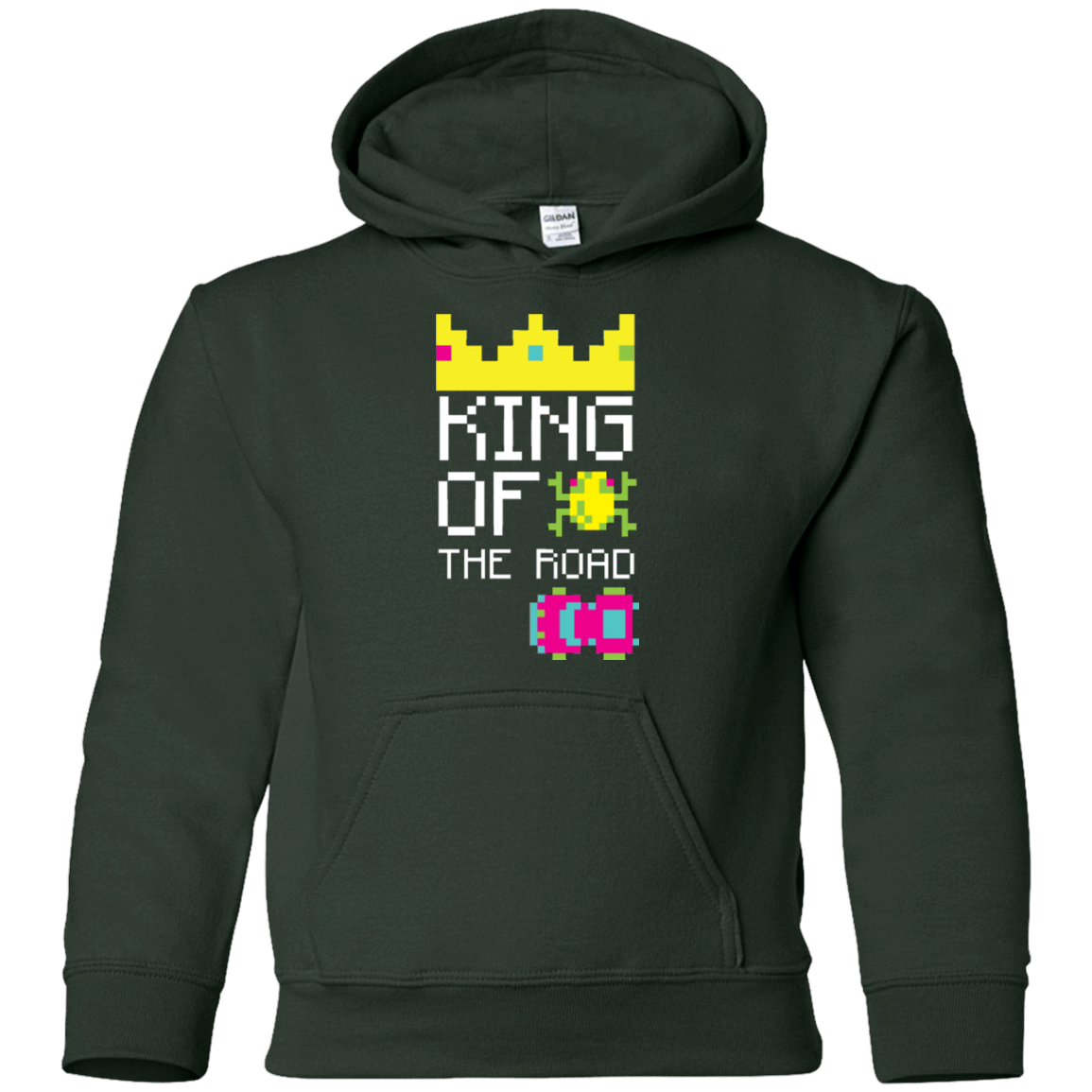 Sweatshirts Forest Green / YS King Of The Road Youth Hoodie