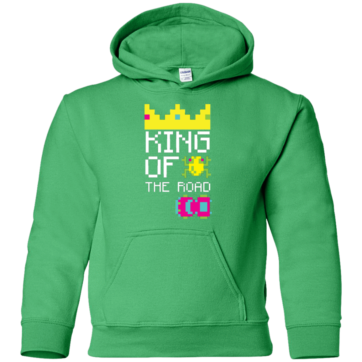 Sweatshirts Irish Green / YS King Of The Road Youth Hoodie