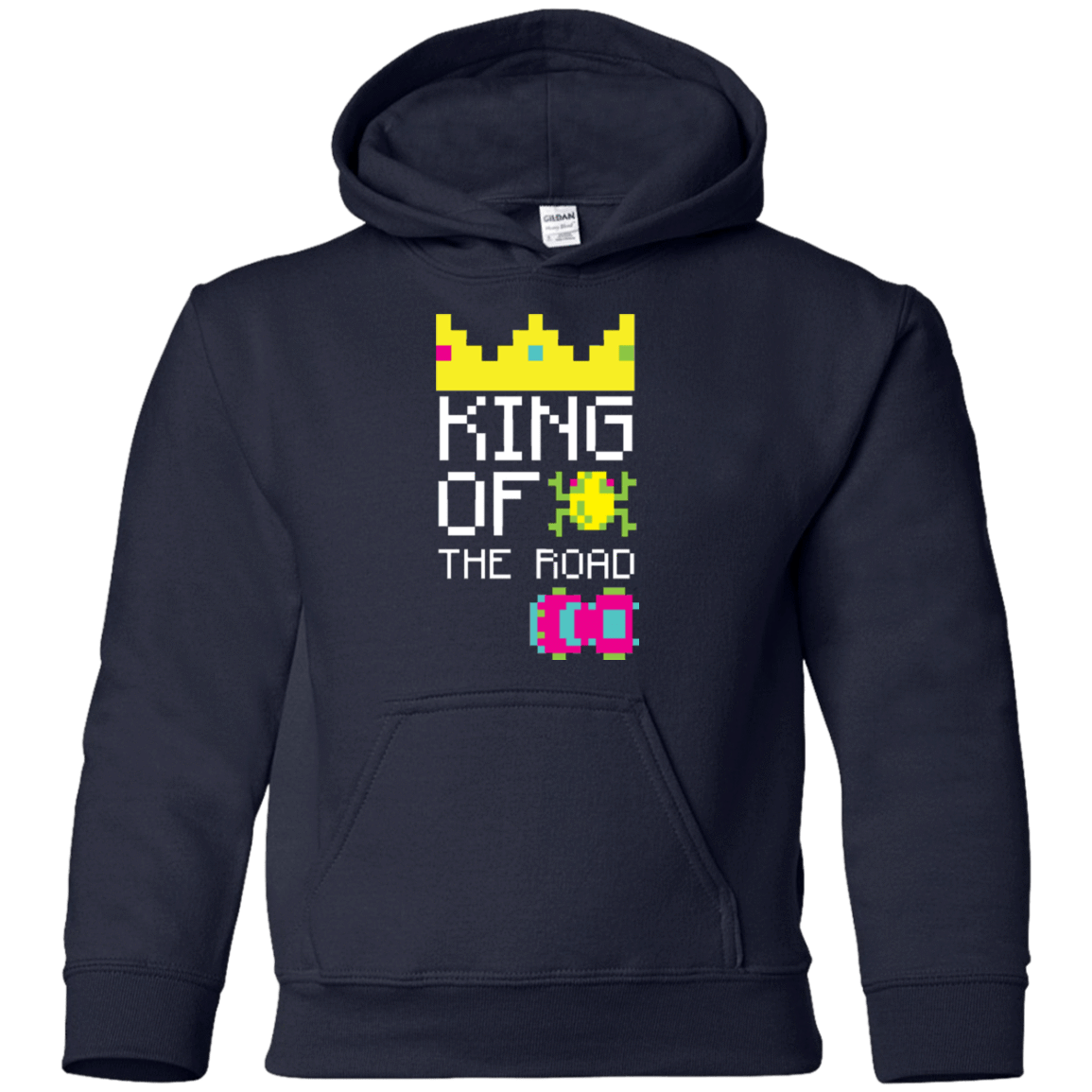 Sweatshirts Navy / YS King Of The Road Youth Hoodie