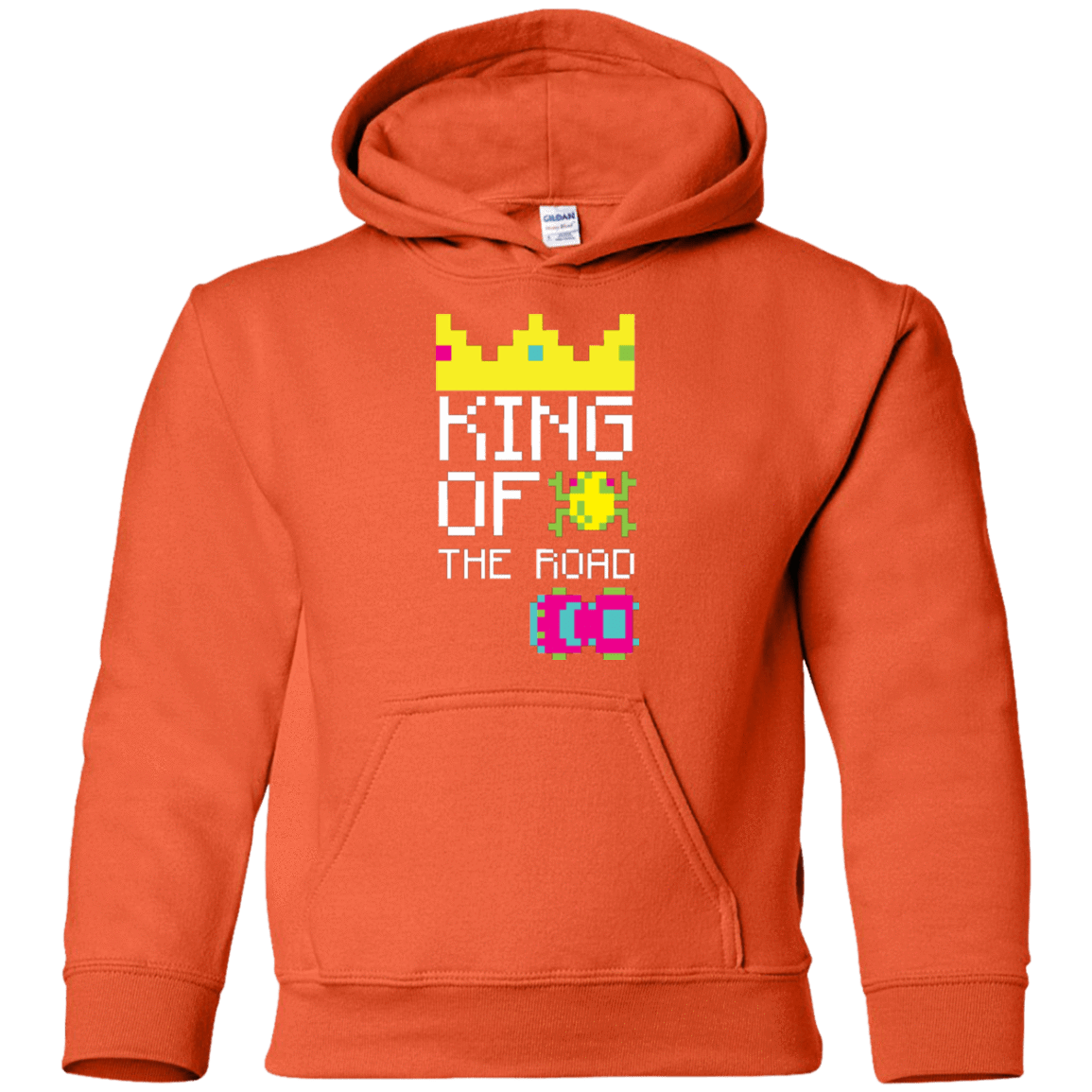 Sweatshirts Orange / YS King Of The Road Youth Hoodie