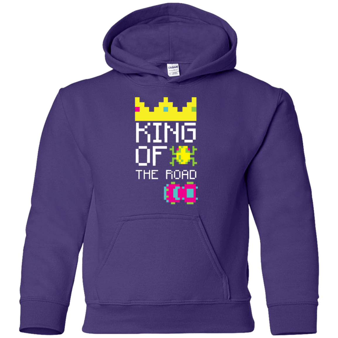 Sweatshirts Purple / YS King Of The Road Youth Hoodie