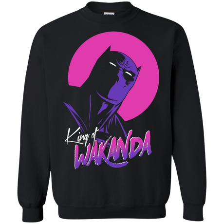 Sweatshirts Black / S King of Wakanda Crewneck Sweatshirt