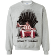 Sweatshirts Sport Grey / Small King on Throne Crewneck Sweatshirt