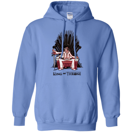 Sweatshirts Carolina Blue / Small King on Throne Pullover Hoodie