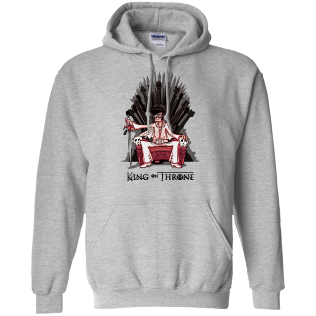 Sweatshirts Sport Grey / Small King on Throne Pullover Hoodie