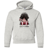 Sweatshirts Ash / YS King on Throne Youth Hoodie