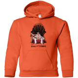 Sweatshirts Orange / YS King on Throne Youth Hoodie