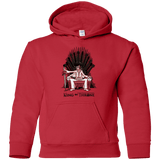 Sweatshirts Red / YS King on Throne Youth Hoodie