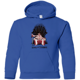 Sweatshirts Royal / YS King on Throne Youth Hoodie