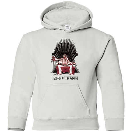 Sweatshirts White / YS King on Throne Youth Hoodie
