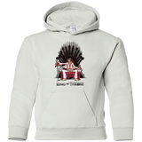 Sweatshirts White / YS King on Throne Youth Hoodie