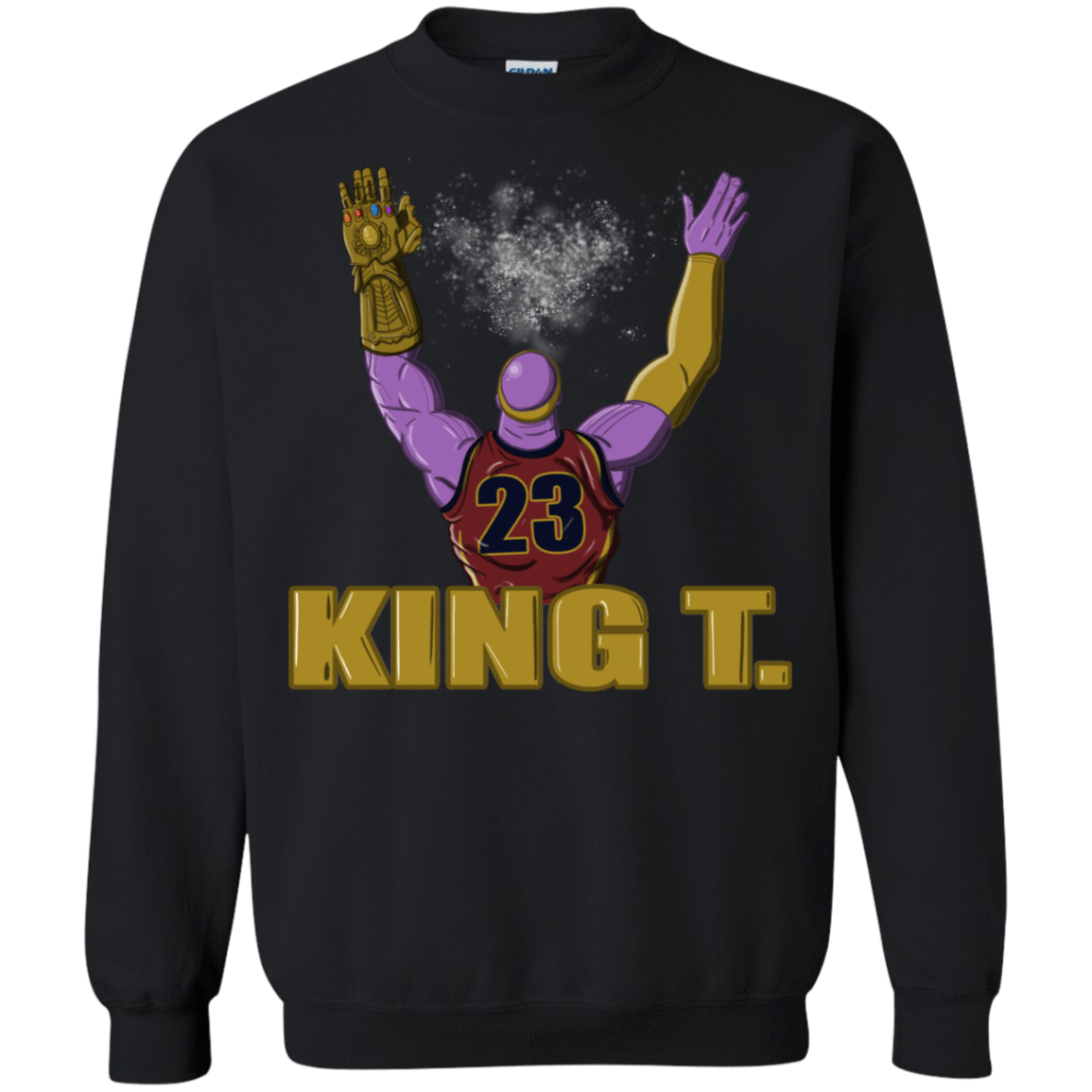 Sweatshirts Black / S King Thanos Crewneck Sweatshirt