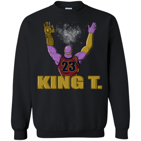 Sweatshirts Black / S King Thanos Crewneck Sweatshirt
