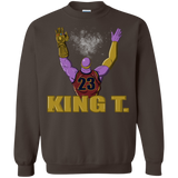 Sweatshirts Dark Chocolate / S King Thanos Crewneck Sweatshirt