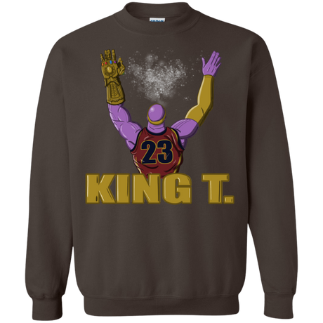 Sweatshirts Dark Chocolate / S King Thanos Crewneck Sweatshirt