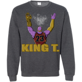 Sweatshirts Dark Heather / S King Thanos Crewneck Sweatshirt