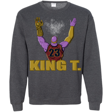 Sweatshirts Dark Heather / S King Thanos Crewneck Sweatshirt