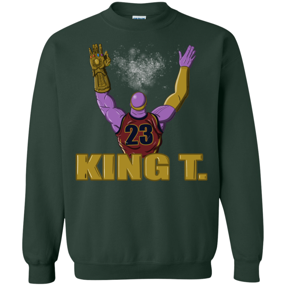 Sweatshirts Forest Green / S King Thanos Crewneck Sweatshirt