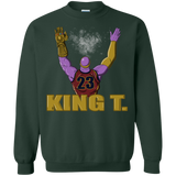 Sweatshirts Forest Green / S King Thanos Crewneck Sweatshirt