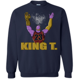 Sweatshirts Navy / S King Thanos Crewneck Sweatshirt