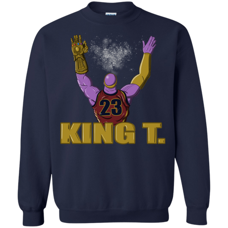 Sweatshirts Navy / S King Thanos Crewneck Sweatshirt