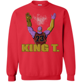 Sweatshirts Red / S King Thanos Crewneck Sweatshirt