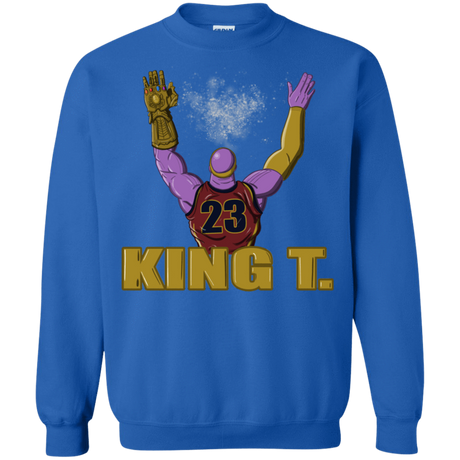 Sweatshirts Royal / S King Thanos Crewneck Sweatshirt