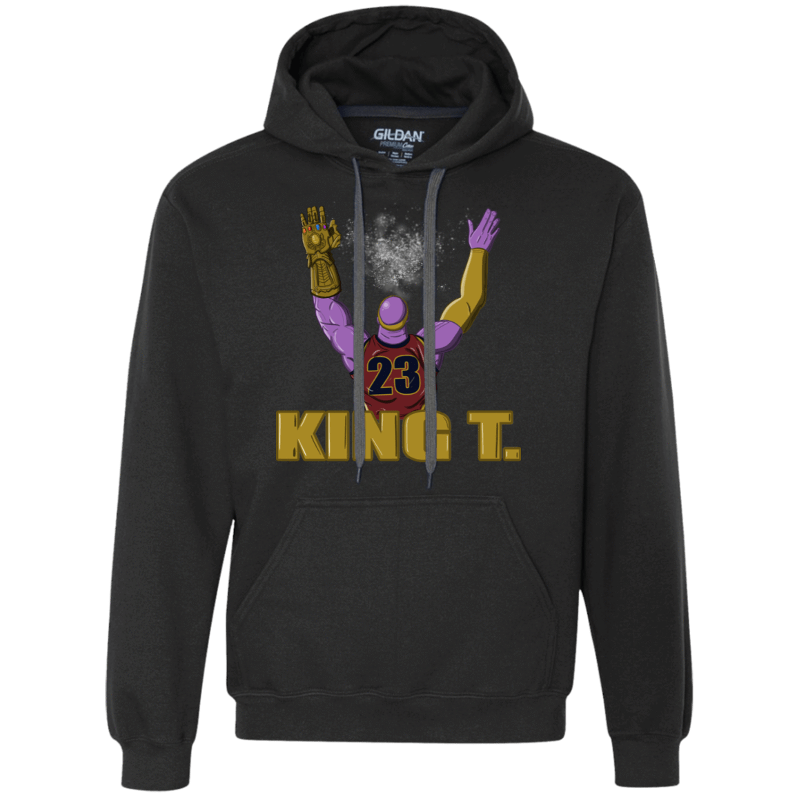 Sweatshirts Black / S King Thanos Premium Fleece Hoodie