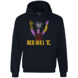 Sweatshirts Navy / S King Thanos Premium Fleece Hoodie