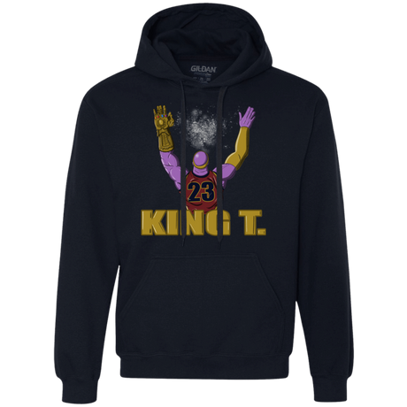Sweatshirts Navy / S King Thanos Premium Fleece Hoodie