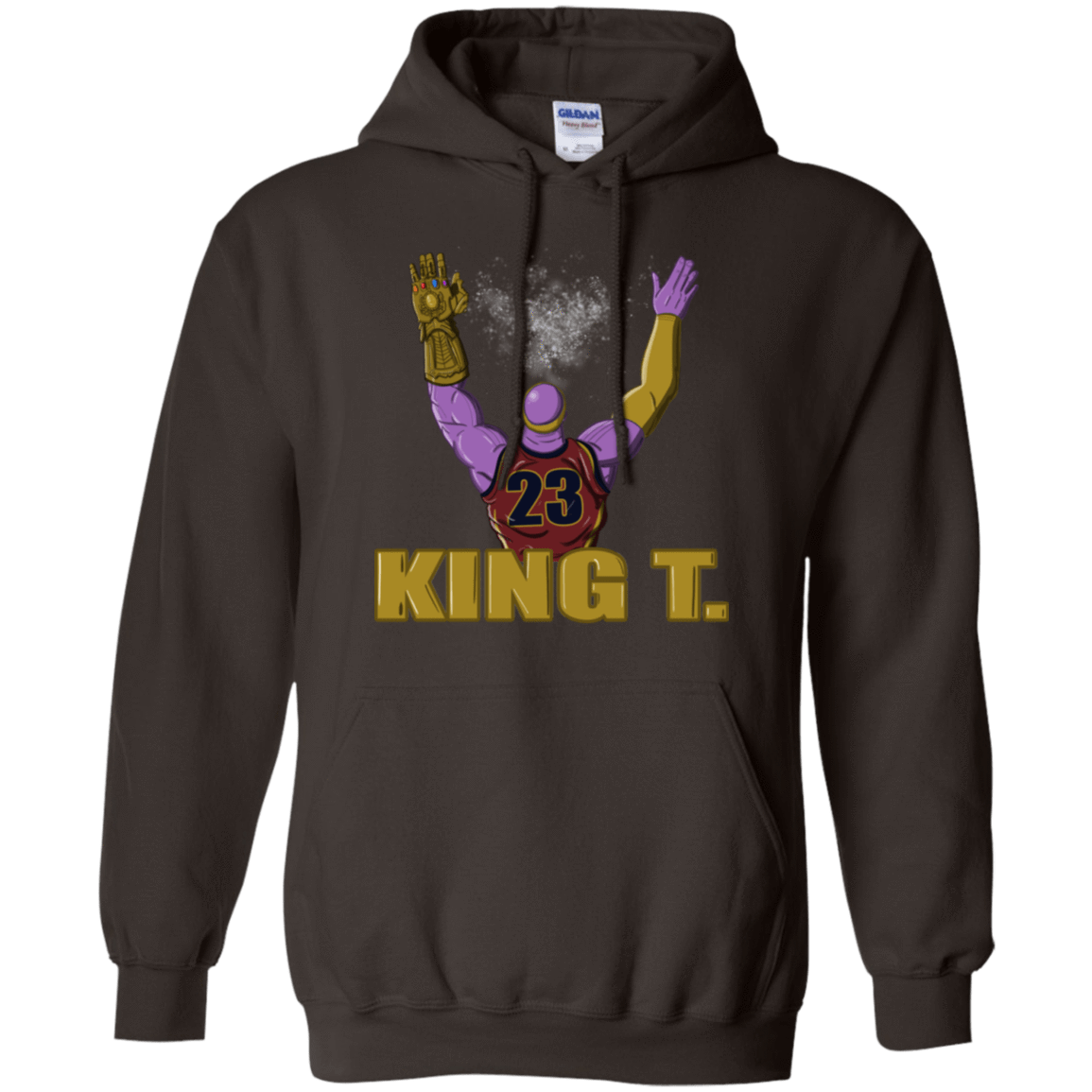 Sweatshirts Dark Chocolate / S King Thanos Pullover Hoodie