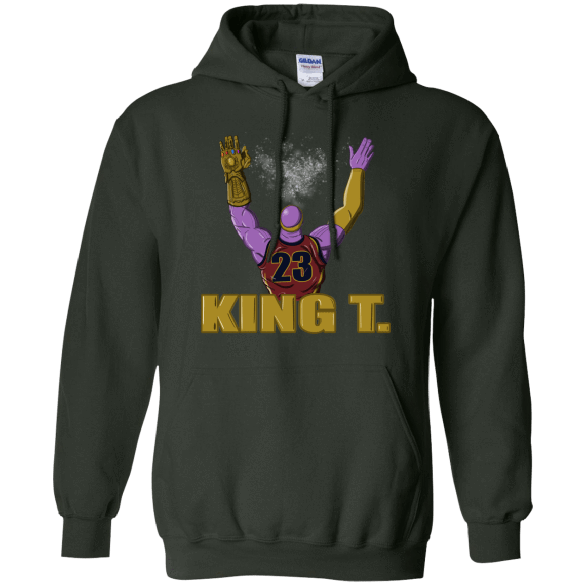 Sweatshirts Forest Green / S King Thanos Pullover Hoodie