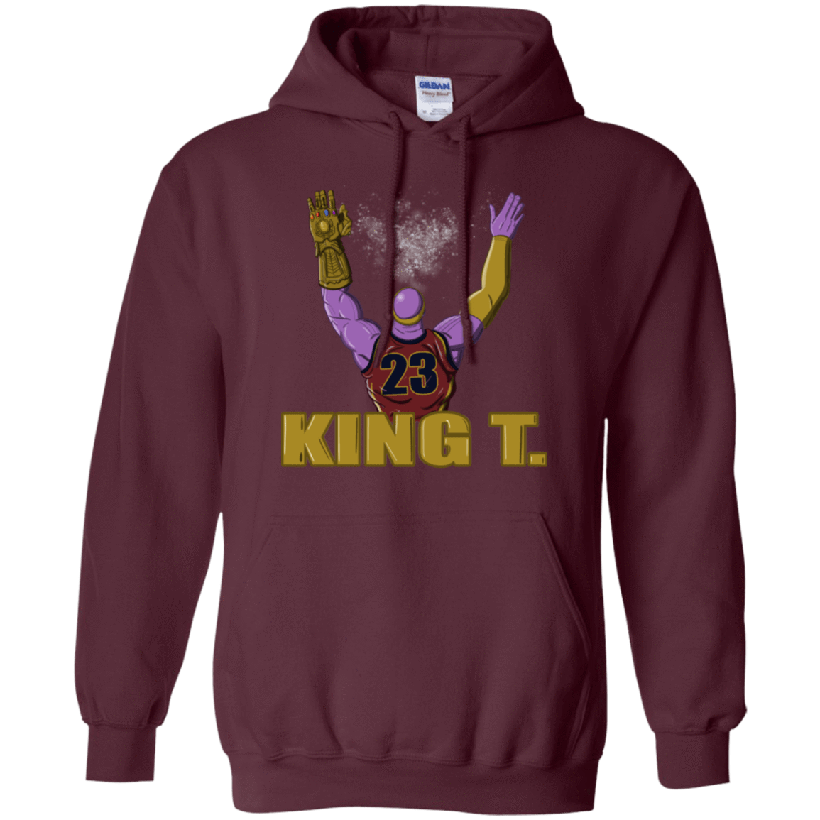 Sweatshirts Maroon / S King Thanos Pullover Hoodie