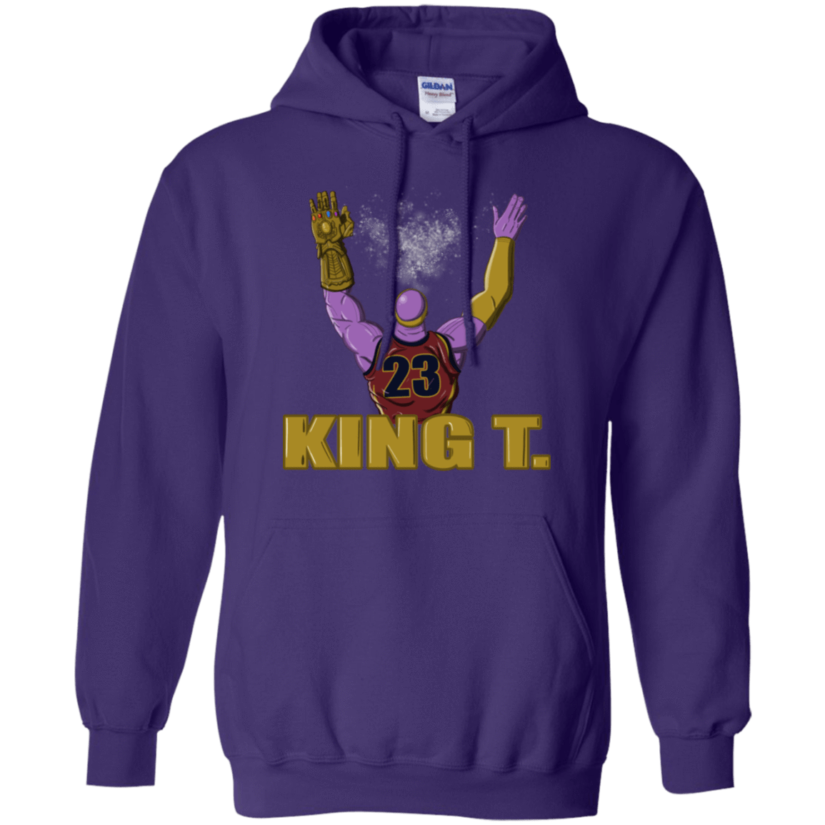 Sweatshirts Purple / S King Thanos Pullover Hoodie