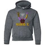 Sweatshirts Dark Heather / YS King Thanos Youth Hoodie