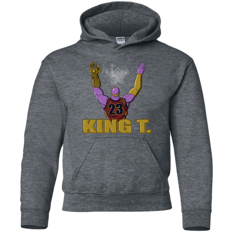 Sweatshirts Dark Heather / YS King Thanos Youth Hoodie