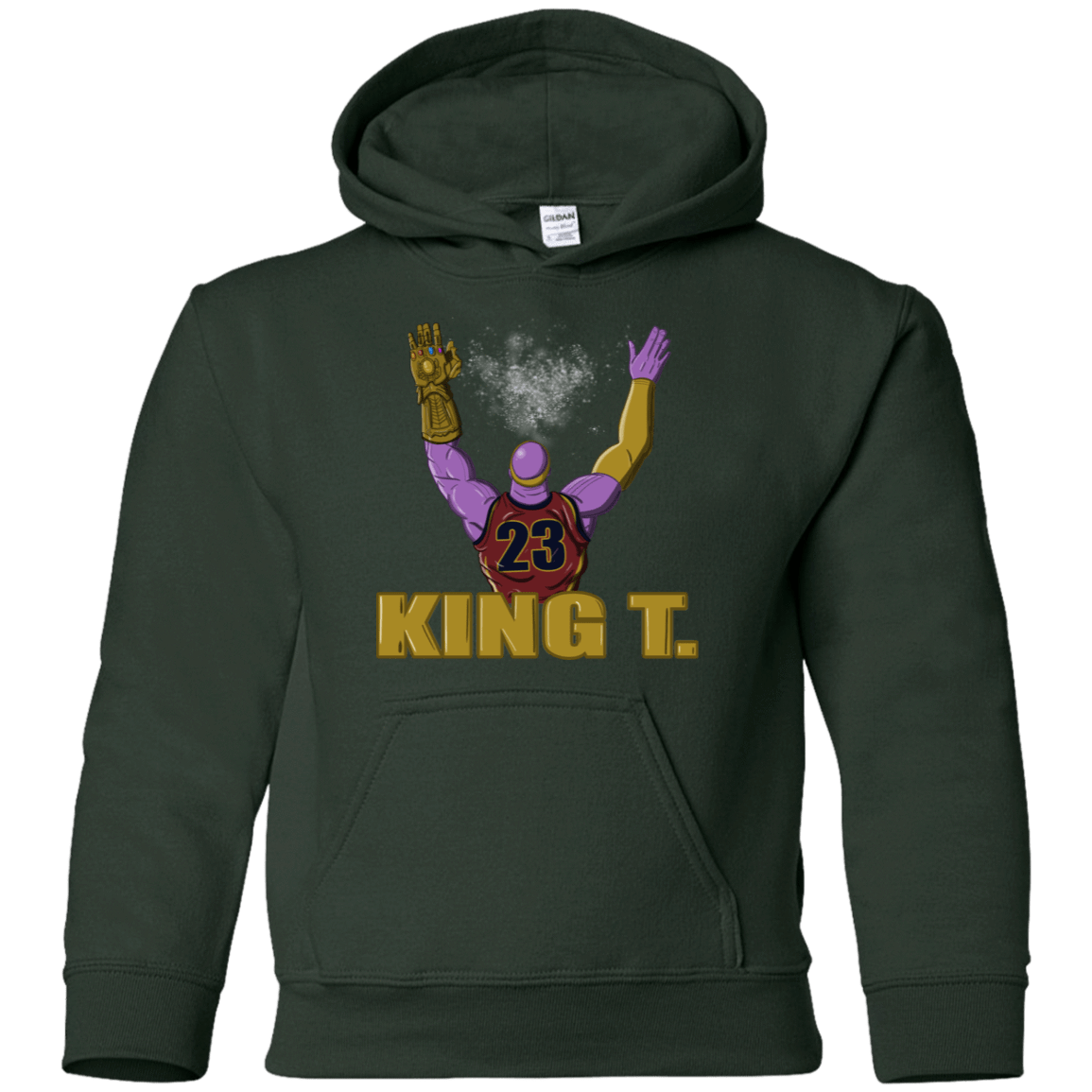 Sweatshirts Forest Green / YS King Thanos Youth Hoodie
