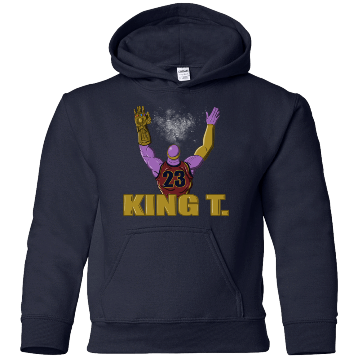 Sweatshirts Navy / YS King Thanos Youth Hoodie