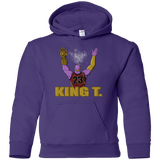 Sweatshirts Purple / YS King Thanos Youth Hoodie