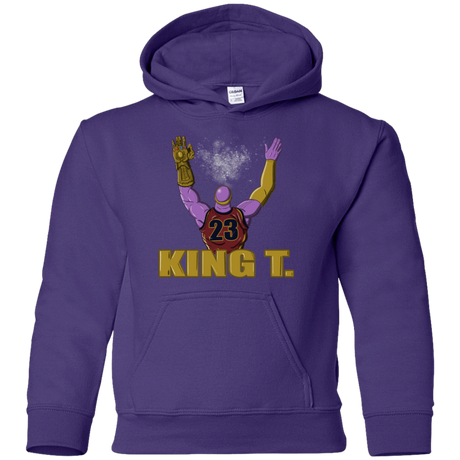 Sweatshirts Purple / YS King Thanos Youth Hoodie