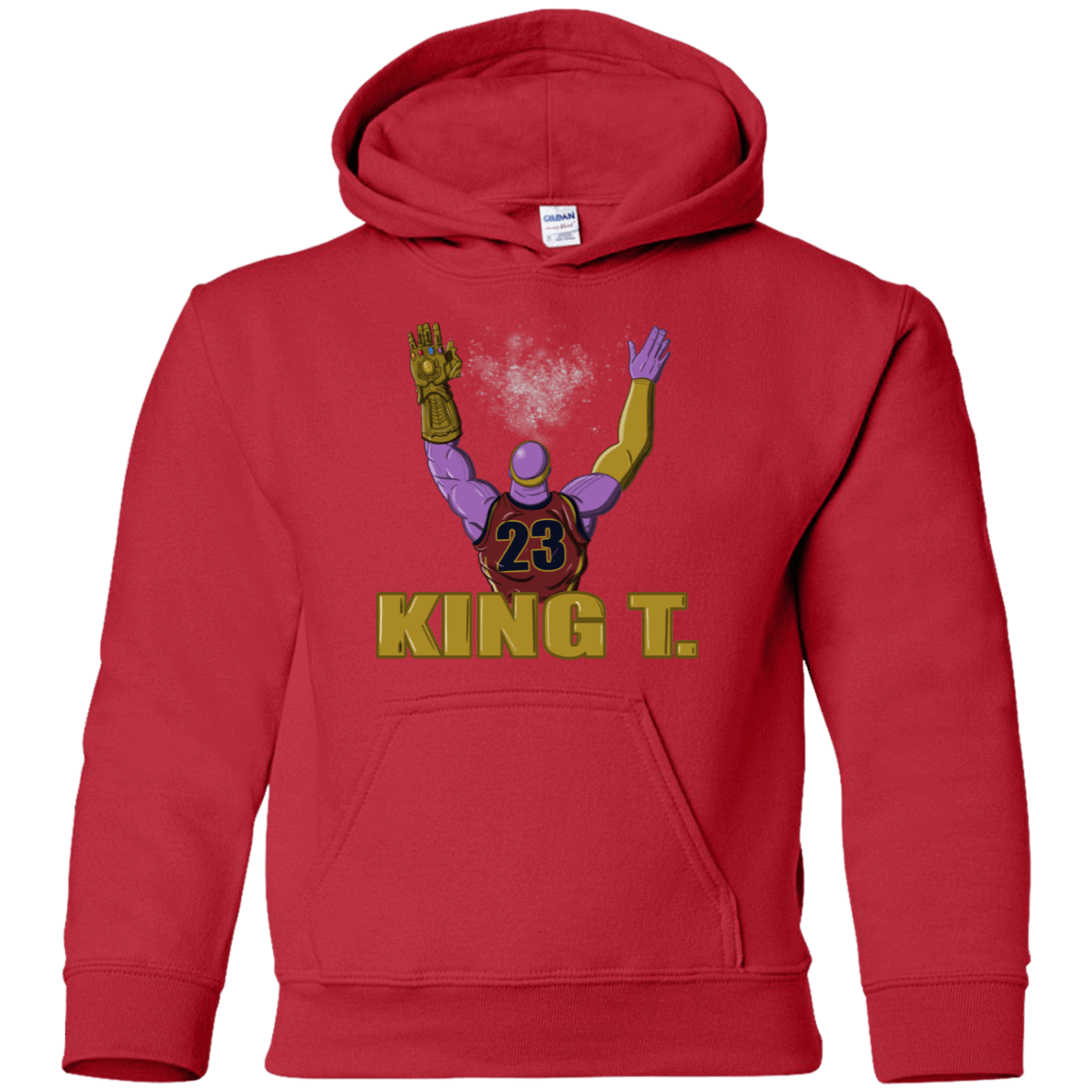 Sweatshirts Red / YS King Thanos Youth Hoodie