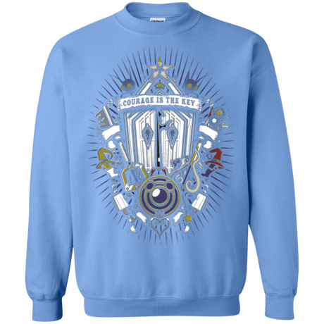 Sweatshirts Carolina Blue / Small Kingdom & Hearts Crest Crewneck Sweatshirt