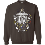 Sweatshirts Dark Chocolate / Small Kingdom & Hearts Crest Crewneck Sweatshirt