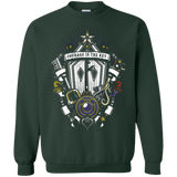 Sweatshirts Forest Green / Small Kingdom & Hearts Crest Crewneck Sweatshirt