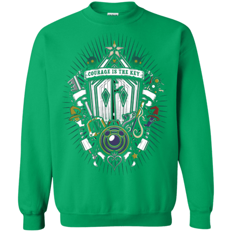 Sweatshirts Irish Green / Small Kingdom & Hearts Crest Crewneck Sweatshirt