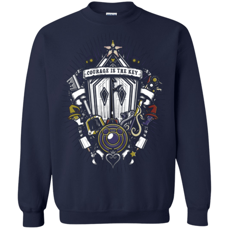 Sweatshirts Navy / Small Kingdom & Hearts Crest Crewneck Sweatshirt